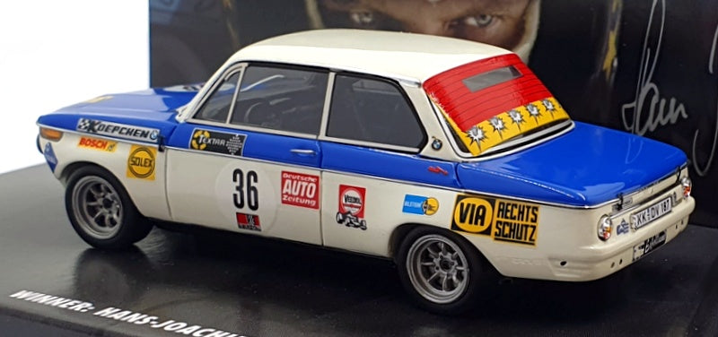 Minichamps 1/43 Scale 444 700236 - BMW 2002 ti Stuck/Schickentanz 1st Nur 1970