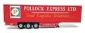 Corgi 1/50 Scale CC19905 - Curtainside Trailer Pollock Scotrans Ltd - Red