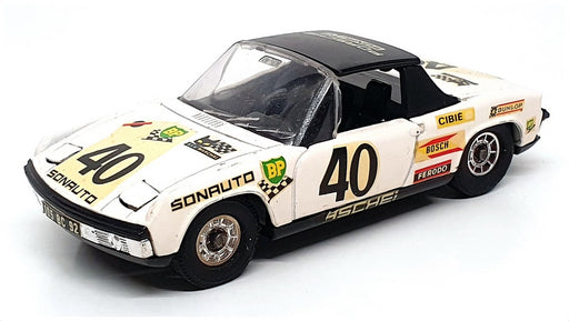 Solido 1/43 Scale No.36 - Porsche 914/6 Rally Car #40 - White/Black