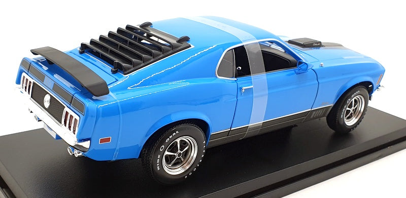 Maisto 1/18 Scale Diecast 46629 - 1970 Ford Mustang Mach 1 - Blue