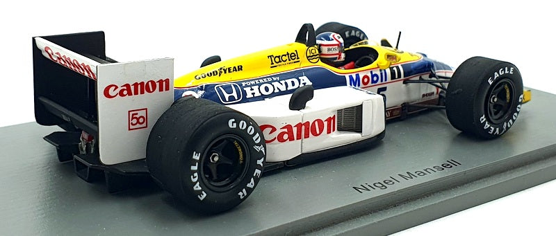 Spark 1/43 Scale S7482 - Williams FW11B Winner French GP F1 1987 #5