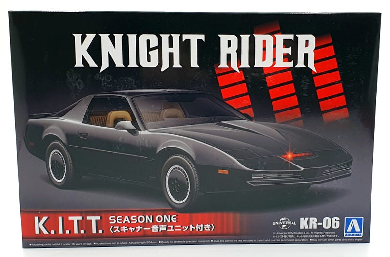 Aoshima 1/24 Scale Unbuilt Kit 65600 - Knight Rider K.I.T.T. 