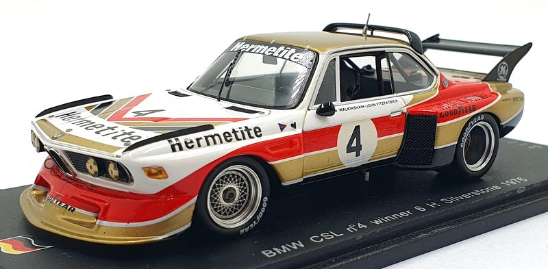 Spark Model 1/43 Scale SG023 BMW CSL #4 1st 6h Silverstone 1976