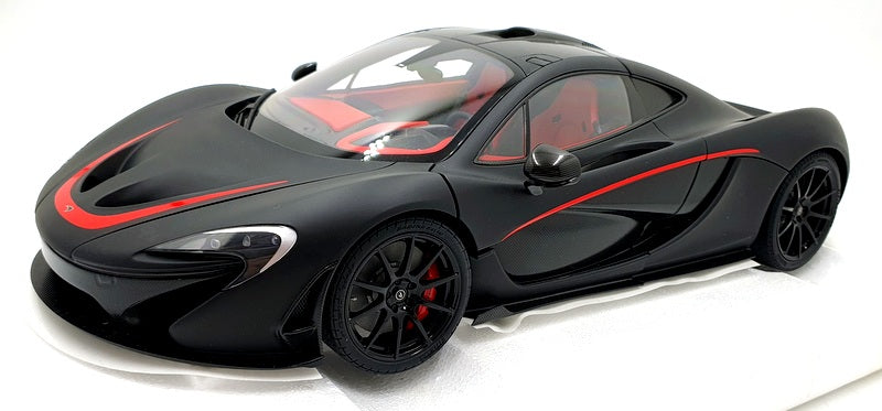 Autoart 1/12 Scale Diecast 12241 - McLaren P1 - Matt Black/Red Accents