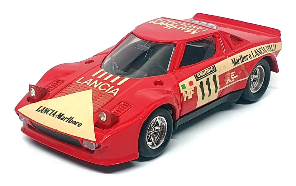 Solido 1/43 Scale Diecast No. 27 - Lancia Stratos Rally Car #111 - Red