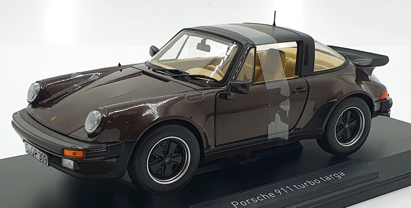 Norev 1/18 Scale 187665 - 1987 Porsche 911 Turbo Targa 3.3 - Brown Metallic