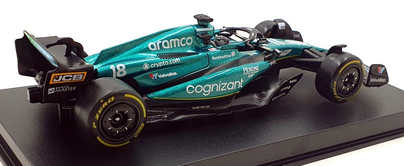 Burago 1/43 Scale 18-38091 - F1 Aston Martin AMR23 #18 L.Stroll 2023