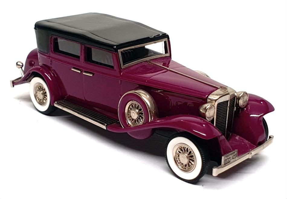 Brooklin Models 1/43 Scale CBT15 - 1931 Marmon Sixteen 4Dr Conv Sedan Purple