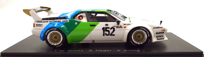 Spark 1/43 Scale S6411 - BMW M1 #152 24h Le Mans 1985