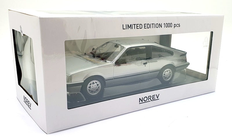 Norev 1/18 Scale Diecast 183640 - 1985 Opel Monza 3.0i - Silver