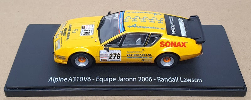 Eligor 1/43 Scale 101140 - Alpine A310V6 Equipe Jaronn 2006 R. Lawson SIGNED