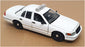 Classic Metal Works 1/24 Scale 2624E - Ford Crown Victoria Police Car - White