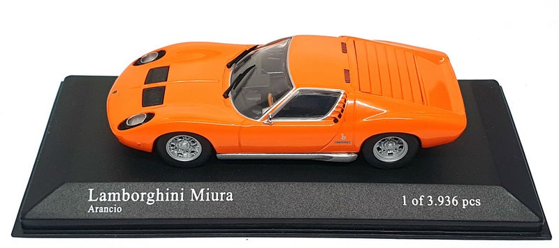 Minichamps 1/43 Scale 430 103006 - 1966 Lamborghini Miura - Orange