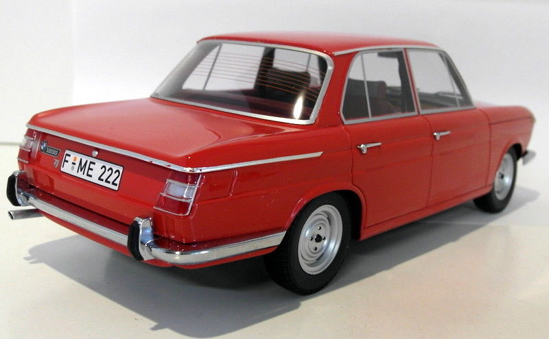 Minichamps 1/18 Scale Resin 107 024001 - BMW 1800 Ti 1965 - Red