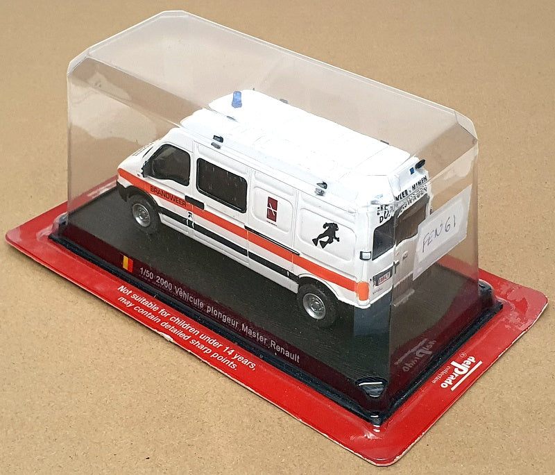 Del Prado 1/50 Scale FEN61 - Renault Master Fire Van - White