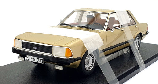 Cult 1/18 Scale Resin CML133-1 - 1978 Ford Granada 2.8 Ghia Saloon - Met. Gold