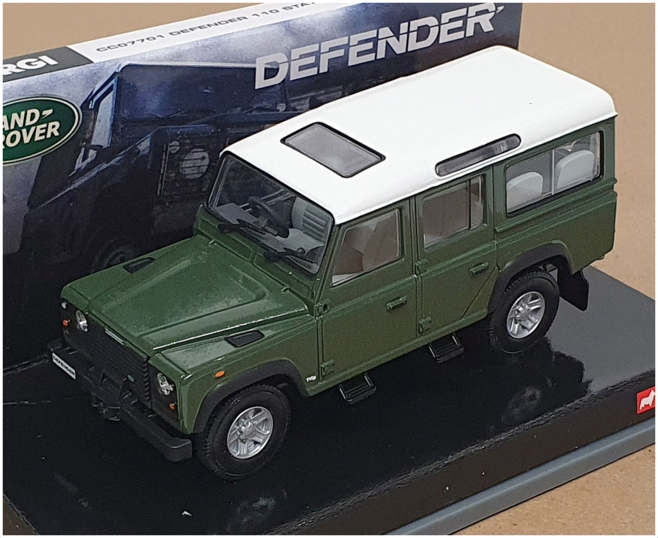 Corgi 1/43 Scale CC07701 - Land Rover Defender 110 Stn Wagon - Coniston Green