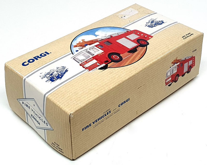 Corgi 1/50 Scale Diecast 97358 - AEC Pump Fire Engine Cleveland - Red