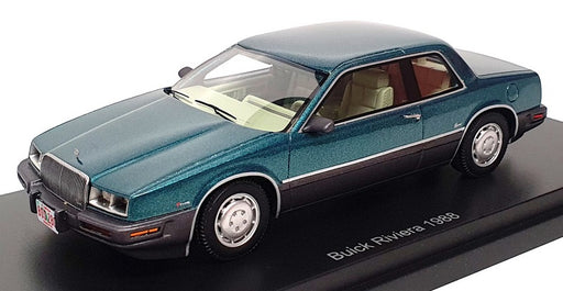 Best Of Show (BOS) 1/43 Scale 43280 - 1988 Buick Riviera - Met Green