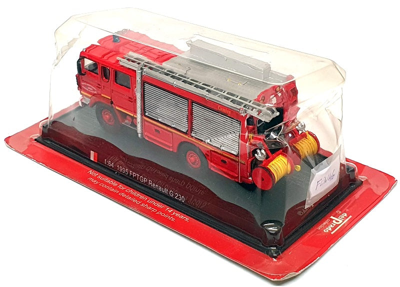 Del Prado 1/64 Scale FEN46 - 1995 Renault G230 FPTGP Fire Truck - Red