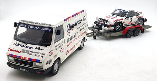 Otto 1/18 Scale OT374 Rally Set Porsche 911 SC Gr.4 Citroen Support And Trailer