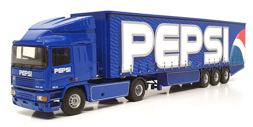 Tekno 1/50 Scale Diecast No. 68 - ERF EC10 Truck & Trailer (Pepsi) Blue