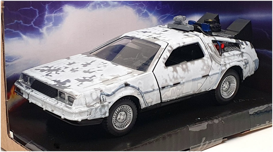 Jada 1/32 Scale 34785 - Back To The Future DMC DeLorean Time Machine - Frosted