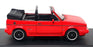 Solido 1/43 Scale S4315801 - Volkswagen Golf 1 Cabriolet Sportline - Tornado Red