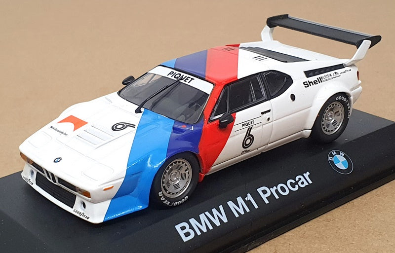 Minichamps 1/43 Scale 80 42 9 421 476 - BMW M1 Procar #6 - White/Red/Blue