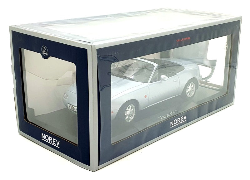 Norev 1/18 scale Diecast 188023 - 1991 Mazda MX-5 - Silver