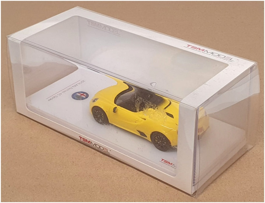 TSM Model 1/43 Scale TSM164383 - 2016 Alfa Romeo 8c Spider - Yellow