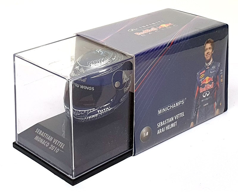 Minichamps 1/8 Scale 381 100205 - F1 Arai Helmet Monaco GP 2010 S. Vettel