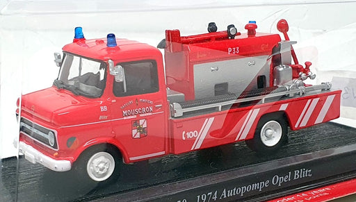 Del Prado 1/50 Scale FEN30 - 1974 Opel Blitz Fire Engine Truck - Red