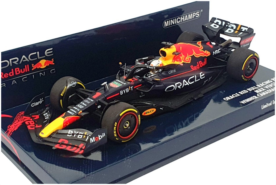 Minichamps 1/43 417 220901 - F1 Red Bull RB18 1st Canadian GP 2022 Verstappen