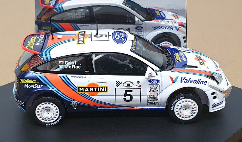 Skid 1/43 Scale SKM160 - Ford Focus WRC #5 Safari Rally 2000 McRae/Grist