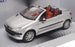 Welly 1/24 Scale Diecast AU9370W - Peugeot 206 CC Cabrio - Silver