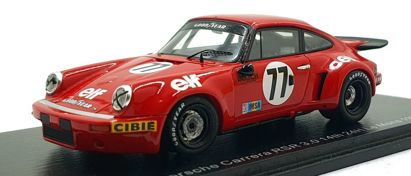 Spark 1/43 Scale S3531 - Porsche Carrera RSR 3.0 #77 14th 24h Le Mans 1976