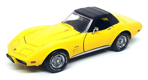 Franklin Mint 1/24 Scale B11WN72 - 1975 Chevrolet Corvette - Yellow