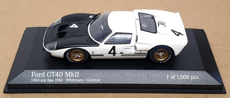 Minichamps 1/43 Scale 400 668484 - Ford GT40 MkII #4 1000Km Spa 1966