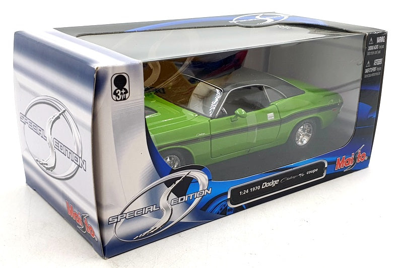 Maisto 1/24 Scale Diecast 31263 - 1970 Dodge Challenger R/T Coupe - Green