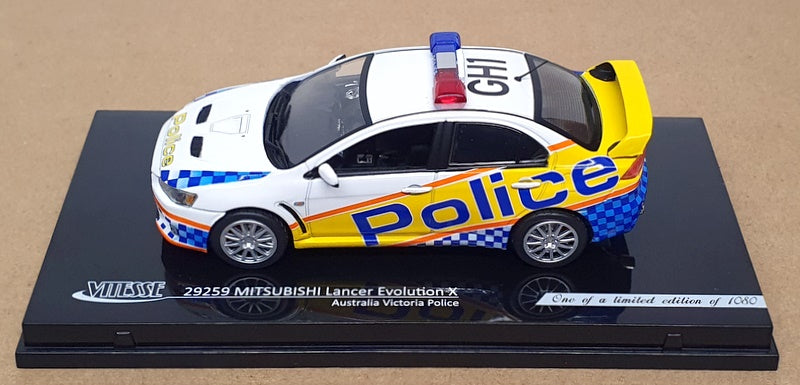 Vitesse 1/43 Scale 29259 - Mitsubishi Lancer Evo X Australia Victoria Police