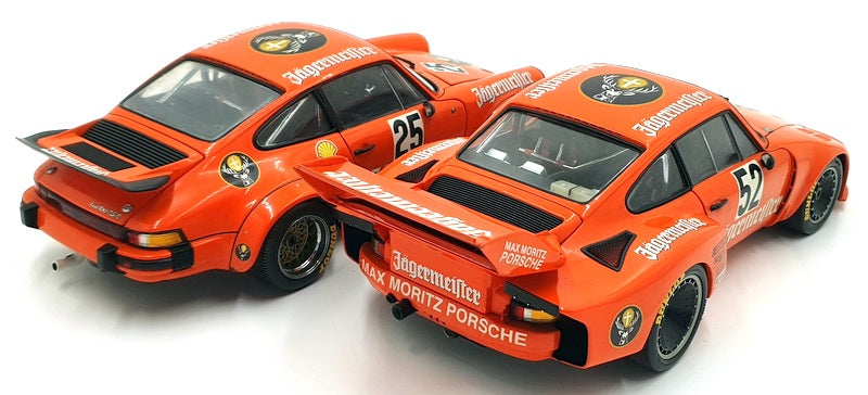 Exoto 1/18 Scale Diecast 18093 - Jagermeister Porsche 934 RSR/935 1976 Gift Set