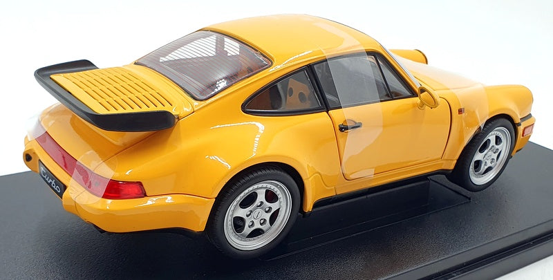 Welly 1/18 Scale Diecast 18026W - Porsche 964 Turbo - Yellow