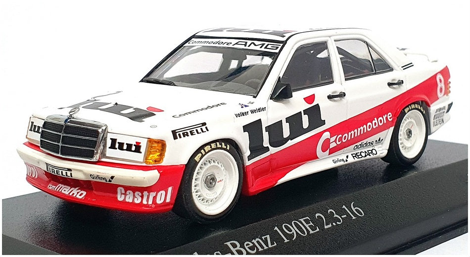 Minichamps 1/43 Scale 400 863508 - Mercedes Benz 190E 2.3 16 DTM 1986