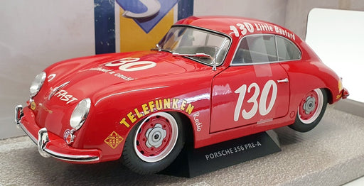 Solido 1/18 Scale S1802804 - 1953 Porsche 356 Pre-A James Dean Tribute - Red