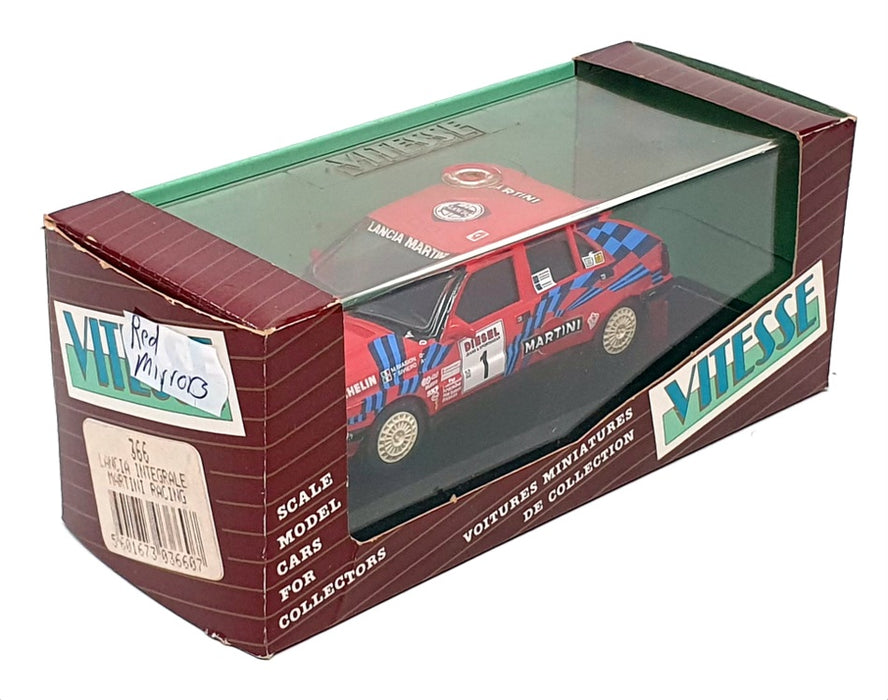 Vitesse 1/43 Scale 366 - Lancia Integrale #1 Martini Racing - Red