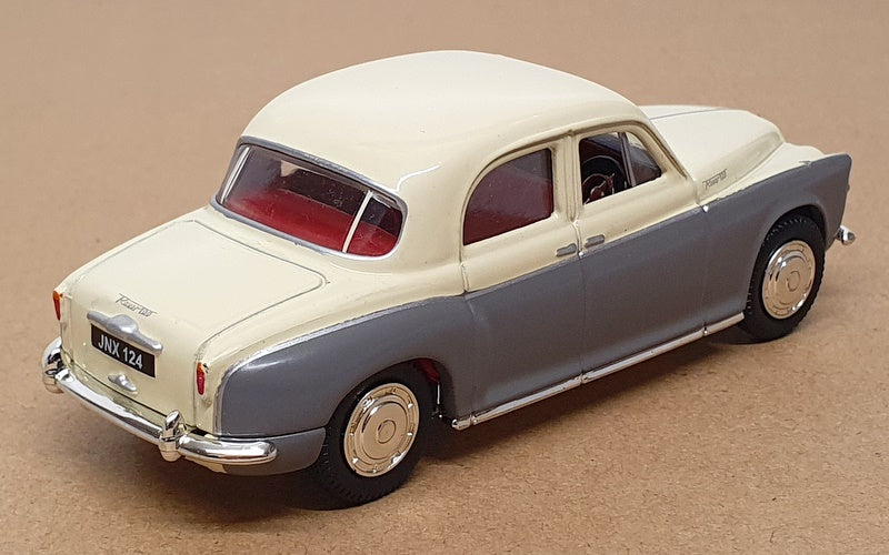 Vanguards 1/43 Scale Diecast VA19008 - 1956 Rover P4 - Ivory/Grey