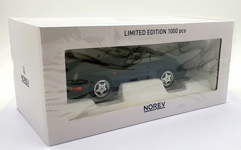 Norev 1/18 Scale Diecast 187324 - 1990 Porsche 911 Carrera 4 - Met. Blue