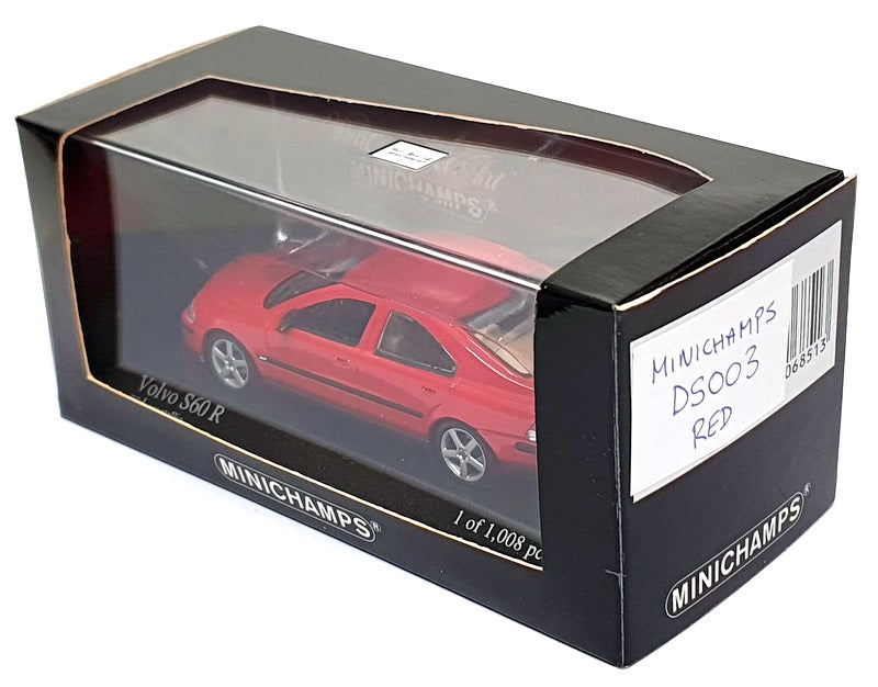 Minichamps 1/43 Scale Diecast DS003 - Volvo S60 R - Red