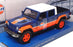 Motor Max 1/27 Scale 79663 - 2021 Jeep Gladiator Rubicon Gulf Blue/Orange/White